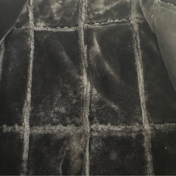 Vintage long suede jacket (genuine leather) - Picture 4 of 6